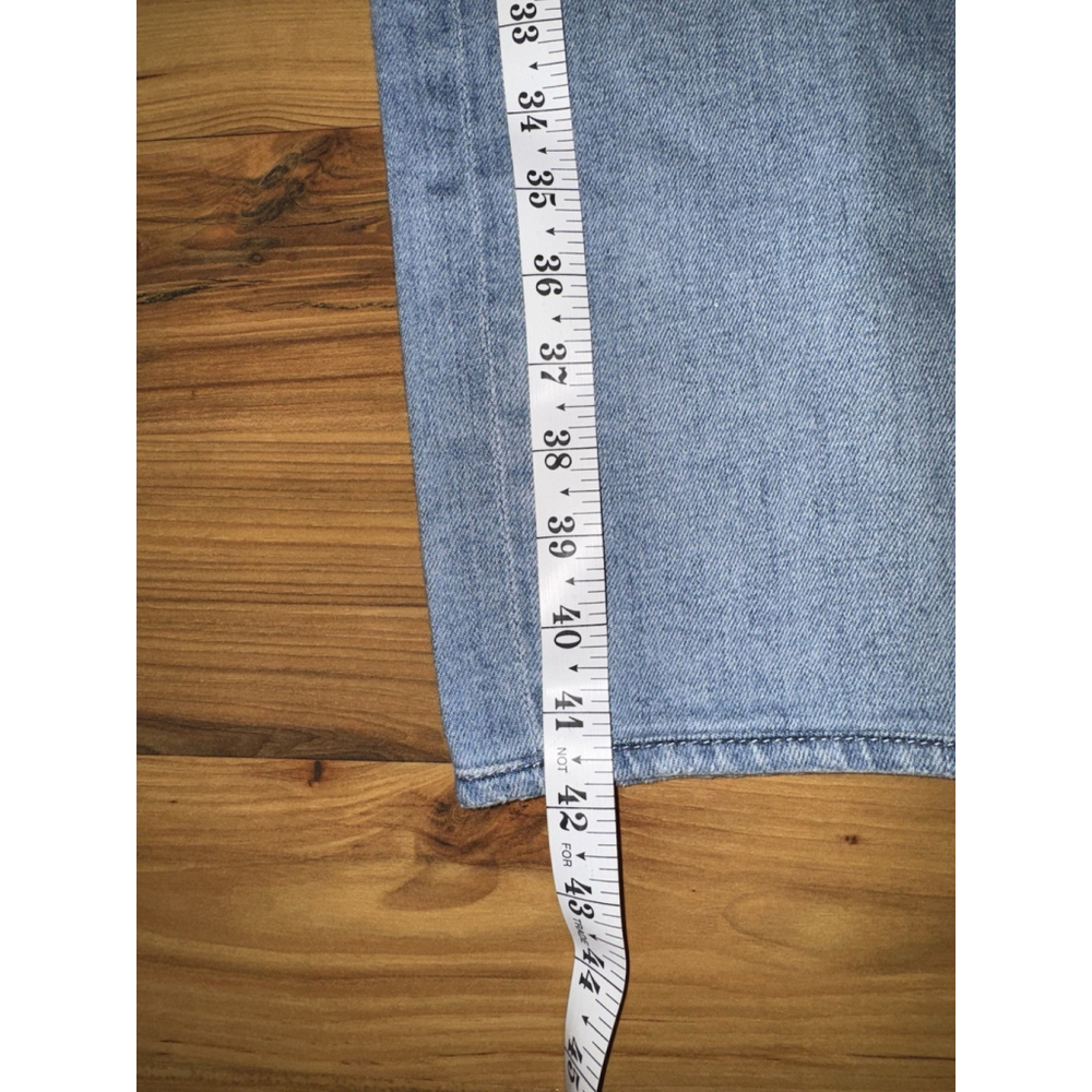 AG Adriano Goldschmied Everett Slim Straight Jeans Mens 38R Light Wash Soft - Picture 7 of 11